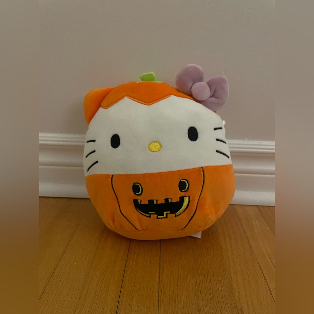 Squishmallow Hello Kitty Pumpkin 8”